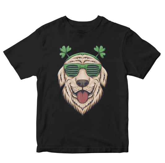 St. Patrick's Cool Dog In Sunglasses Kids