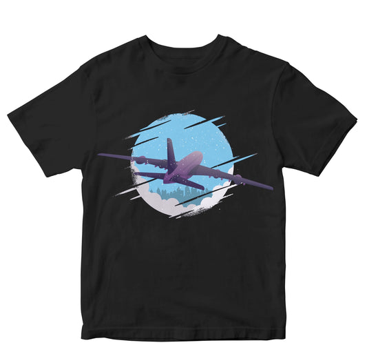 Airplane Cruising At A High Altitude Kids