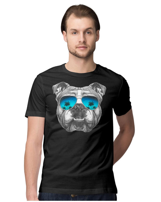 Chill Boxer With Sunglasses - Pit Bull Terrier