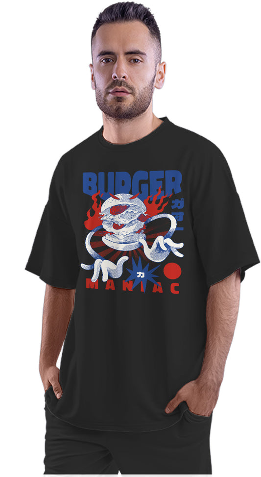 Burger Monster Kaiju Oversized Unisex T-shirt