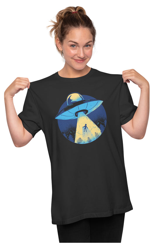 Alien Abduction Oversized Unisex T-shirt