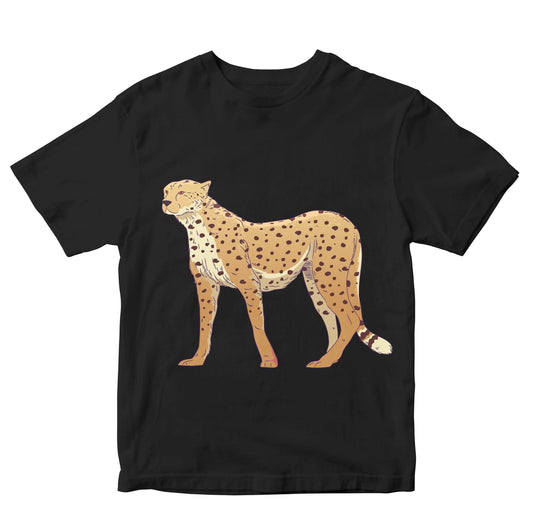 Cheetah Hand Drawn Illustration Toddler