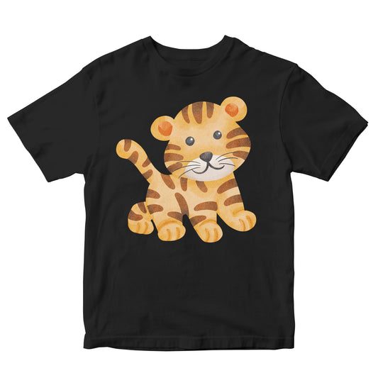 Cute Tiger In Watercolor Toddler