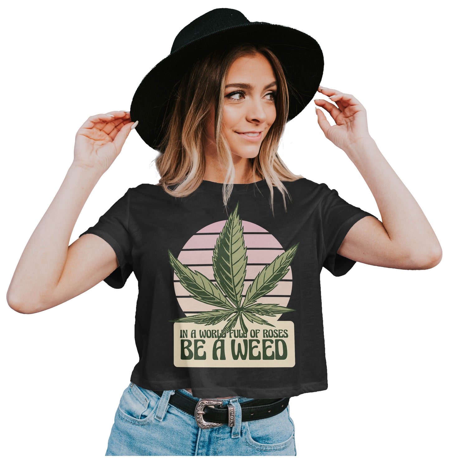 Be A Hemp Plant Crop Top