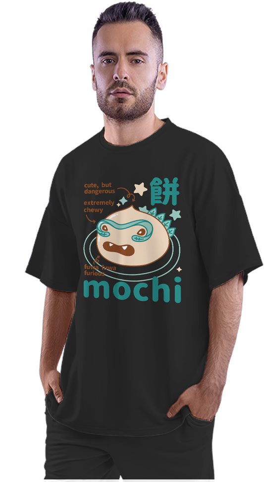 Mochi Monster - Japanese Rice Cake Dessert Oversized Unisex T-shirt