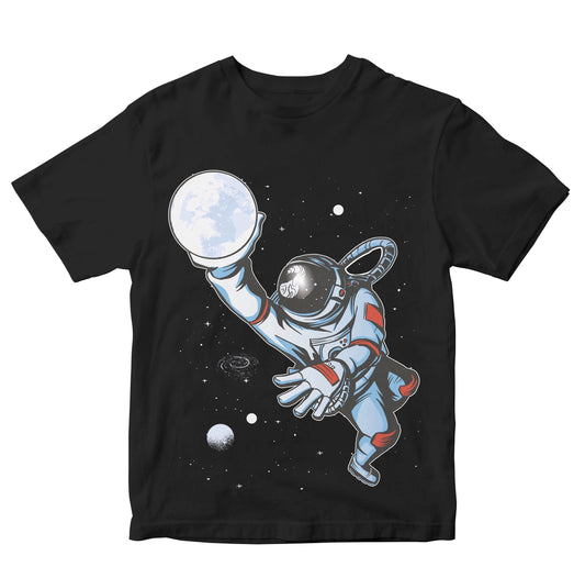 Astronaut Playing Basketball Kids