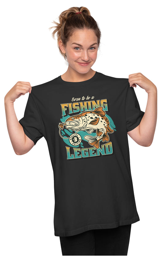 Fishing Legend - Retro Style Oversized Unisex T-shirt