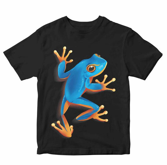 Realistic Blue Frog Pop Out Design Kids