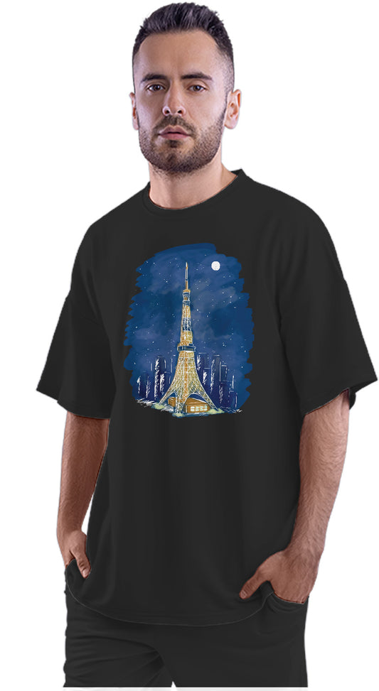 Tokyo Tower - Japan Oversized Unisex T-shirt