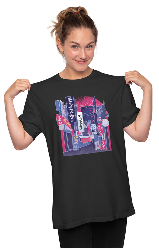 Japanese City Street - Japan Oversized Unisex T-shirt