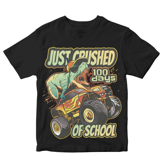 Awesome T-Rex On Monster Truck Kids