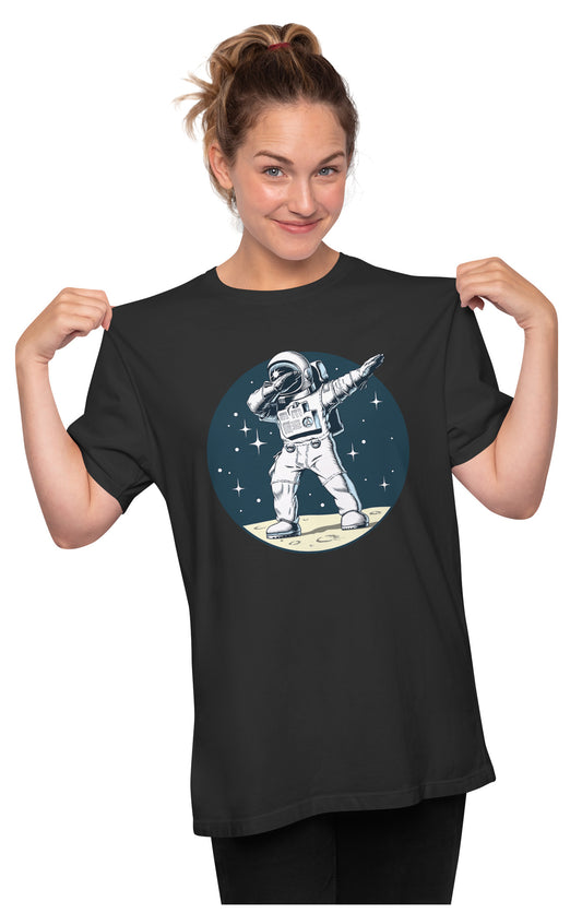 Dabbing Astronaut Kids Oversized Unisex T-shirt