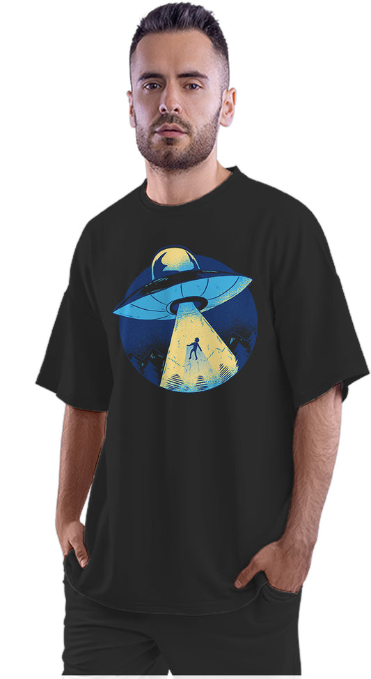 Alien Abduction Oversized Unisex T-shirt