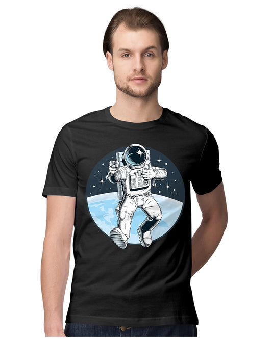 Cool Astronaut Thumbs Up & Pointing Gesture