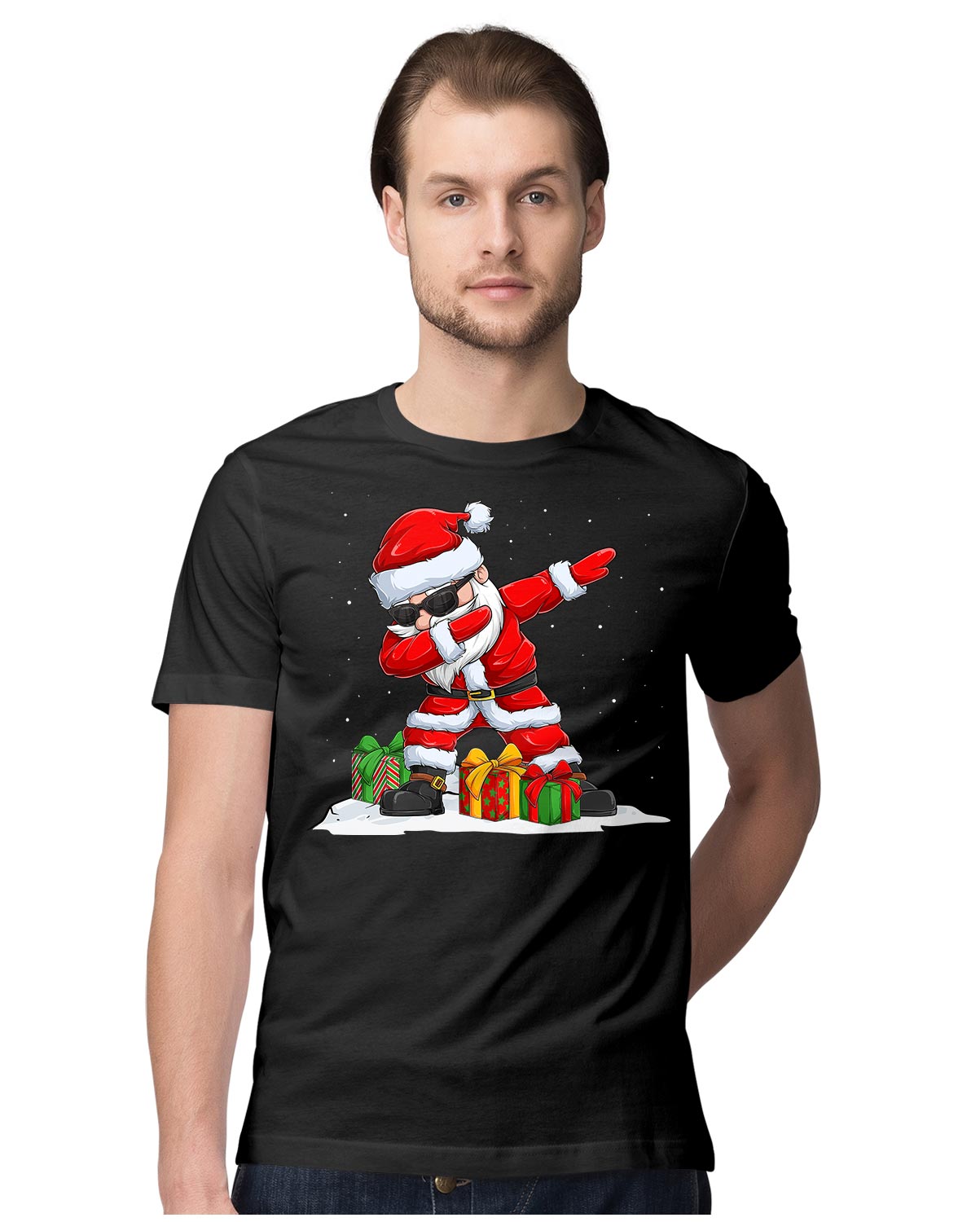 Cool Santa Dabbing Over Christmas Gifts