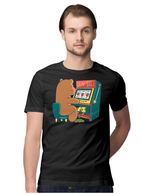Funny Bear With Casino Sloth Machine