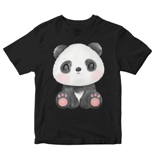 Cute Panda Watercolor Illustration Toddler