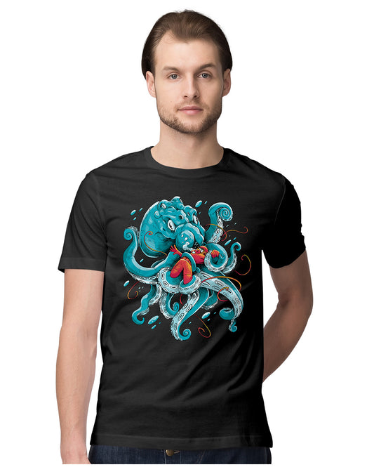 Giant Octopus - Diver Attact