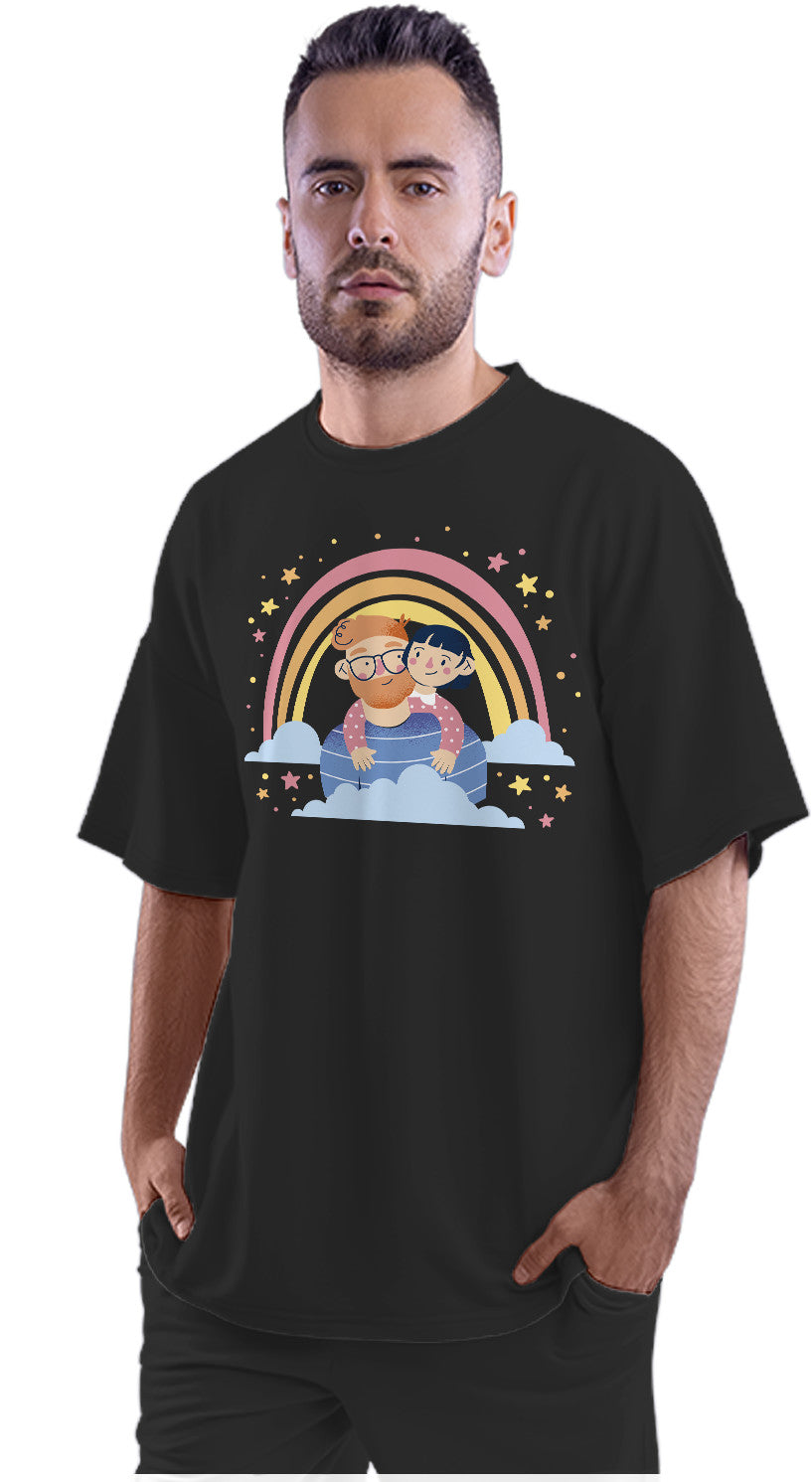 Father's Day - Father & Daughter Oversized Unisex T-shirt