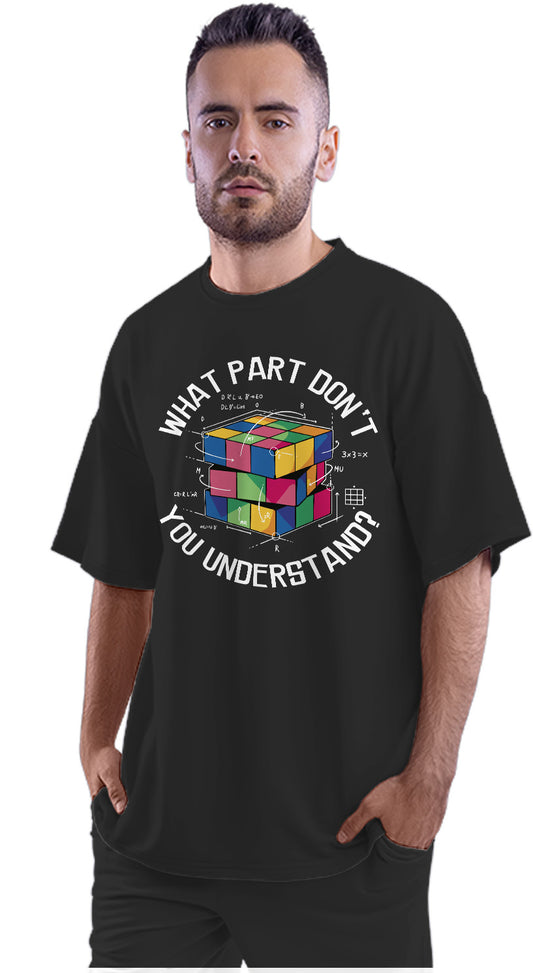 Rubik's Cube - Funny Oversized Unisex T-shirt