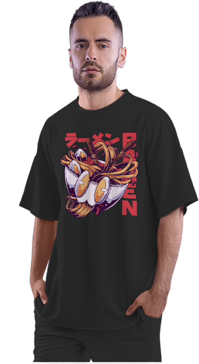 Anime Ramen Bown Oversized Unisex T-shirt