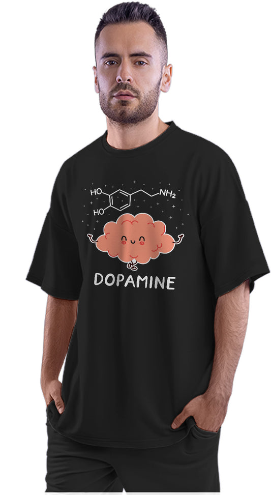Dopamine - Cute Brain Oversized Unisex T-shirt
