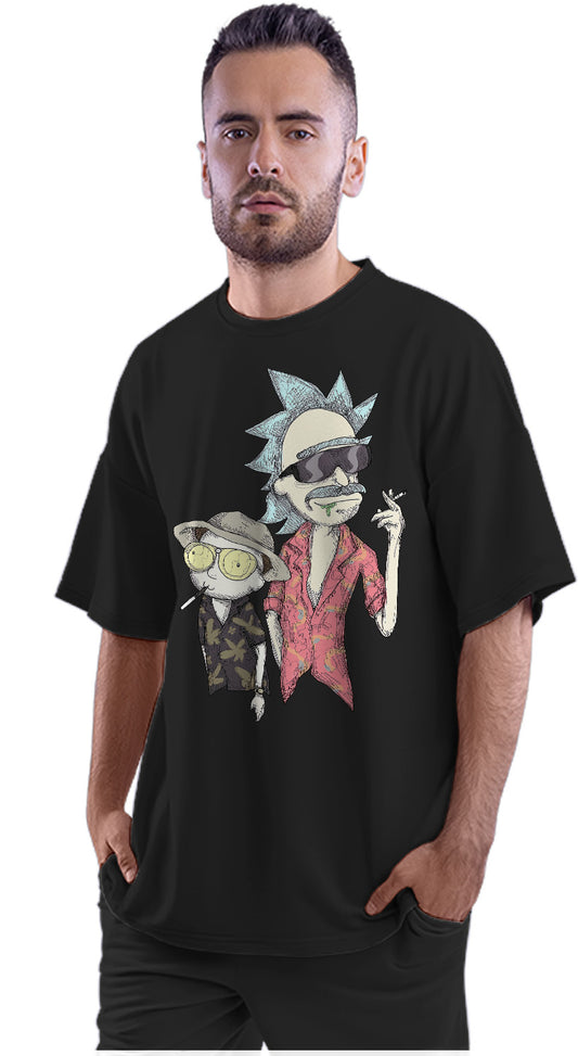 Fear & Loathing - Rick Sanchez & Morty Smith Oversized Unisex T-shirt