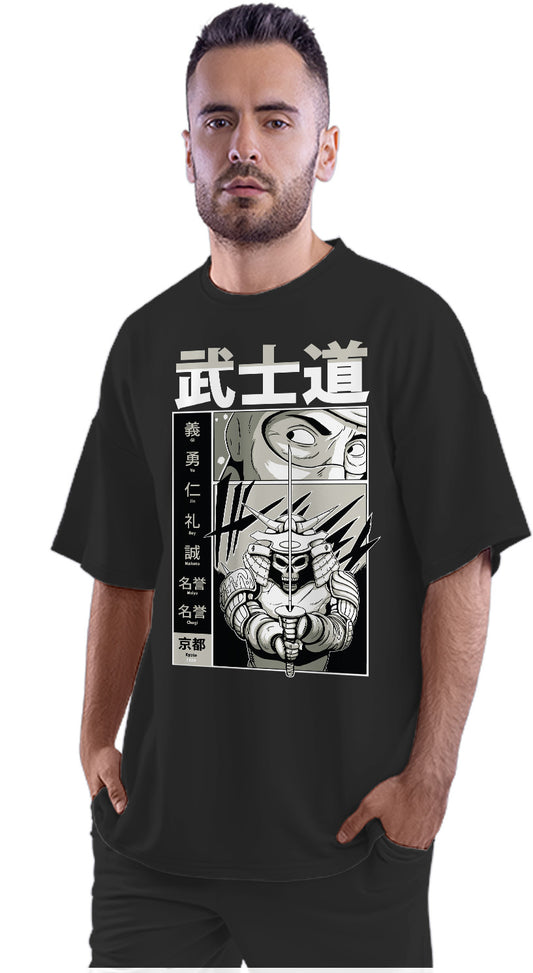 Samurai Bushido Manga Anime Oversized Unisex T-shirt