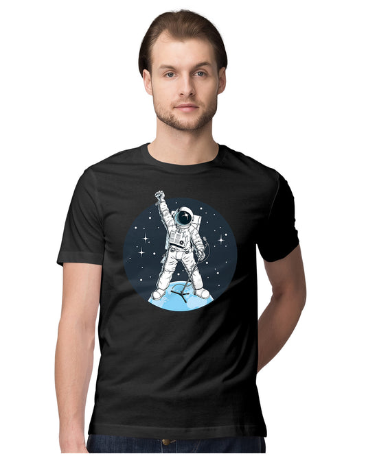 Astronaut Singer Performing In Space