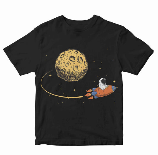 Cute Astronaut Exiting The Moon Toddler