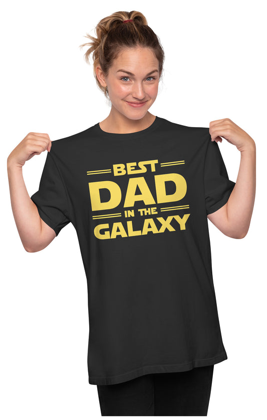 Best Dad In The Galaxy - Father's Day Oversized Unisex T-shirt