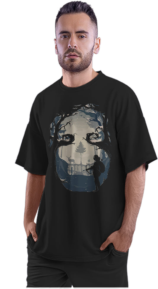 Ellie's Hunt - Last Of Us Oversized Unisex T-shirt