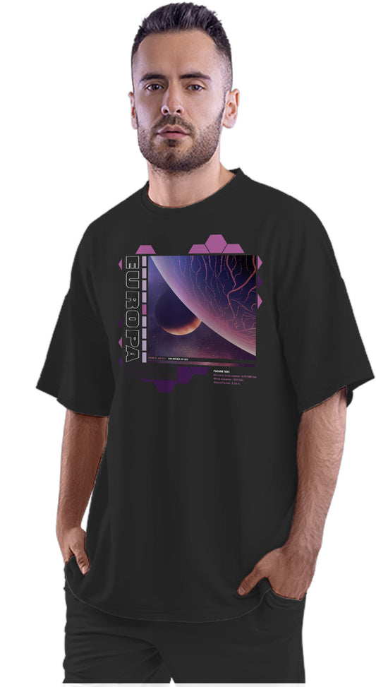 Europa - Jupiter's Moon Oversized Unisex T-shirt