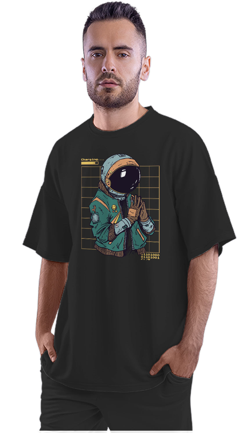 Cyberpunk Astronaut Suit Oversized Unisex T-shirt