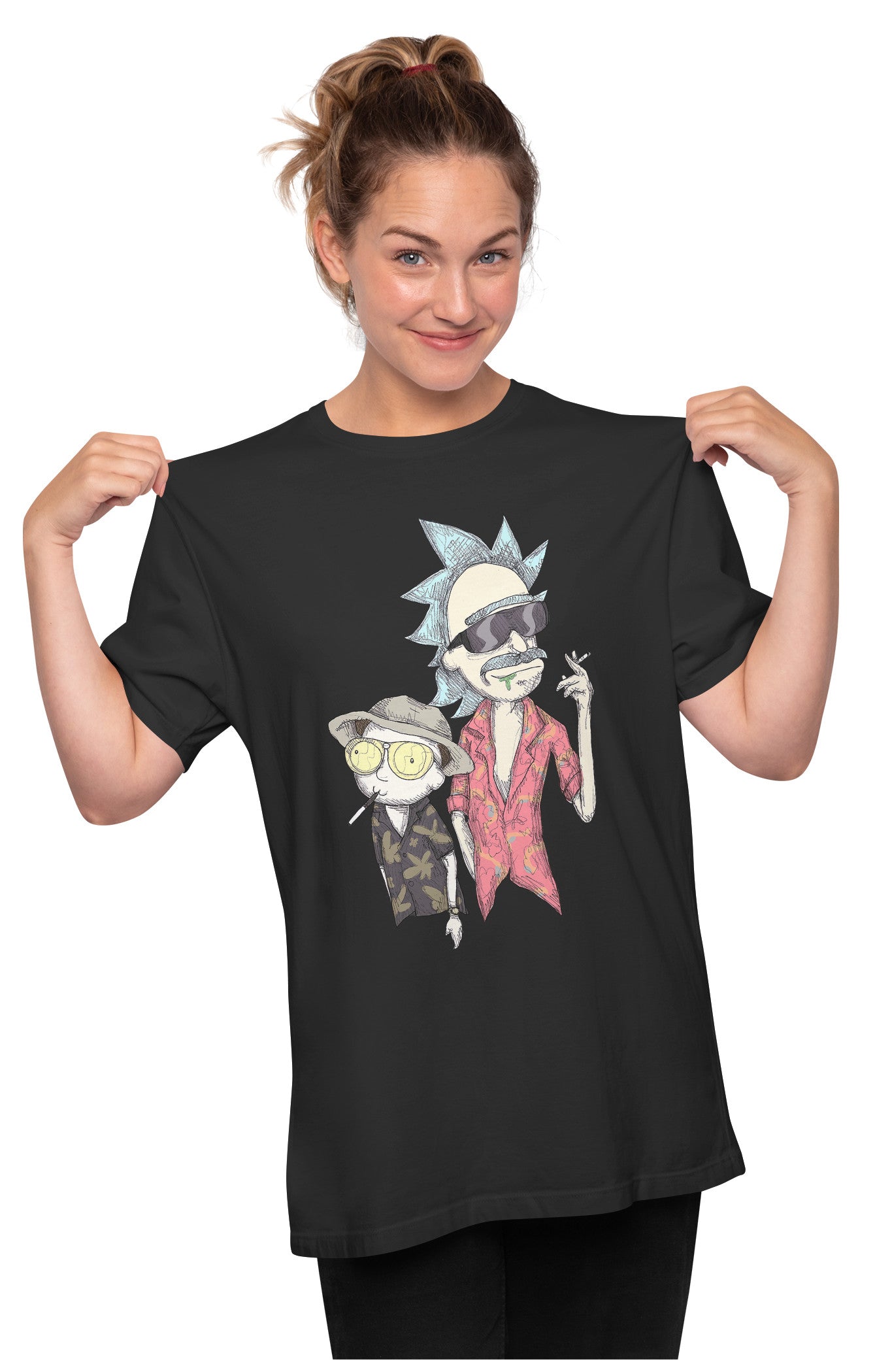 Fear & Loathing - Rick Sanchez & Morty Smith Oversized Unisex T-shirt