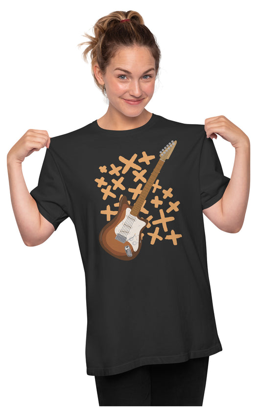 Awesome Electric Guitar Oversized Unisex T-shirt