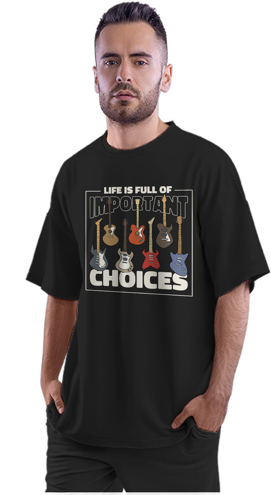 Electric Guitars Oversized Unisex T-shirt
