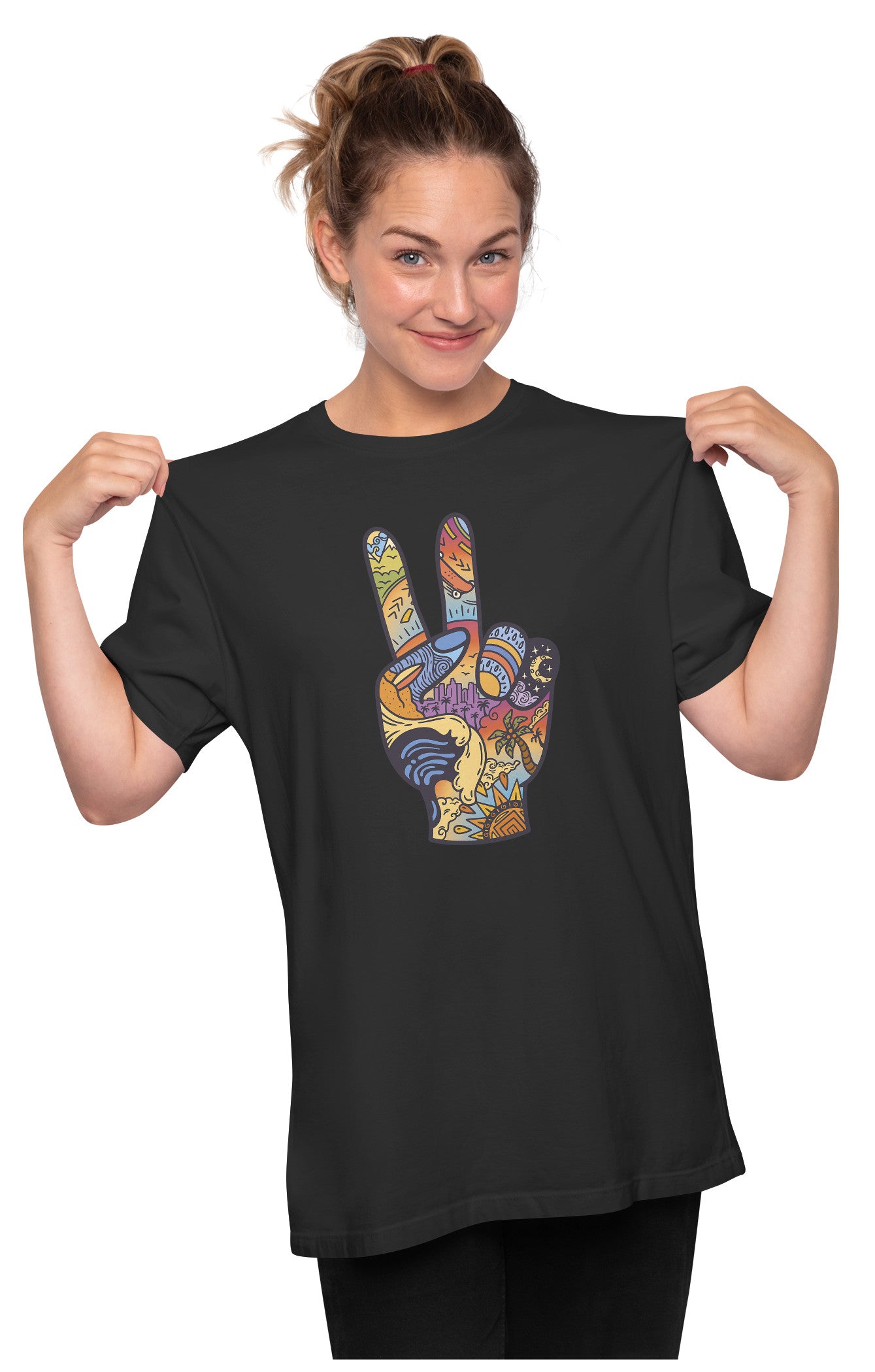 Peace, Paradise & Vacations Oversized Unisex T-shirt