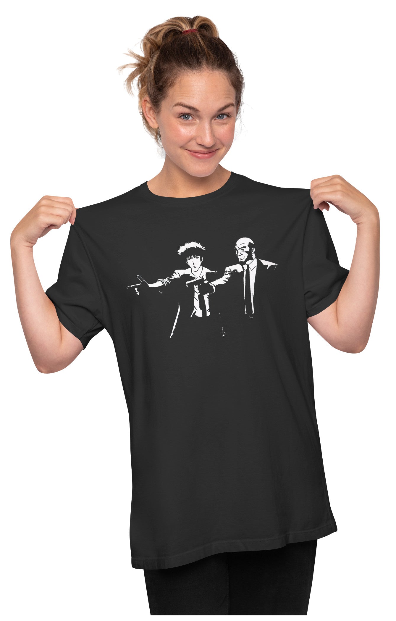 Cowboy Bebop - Pulp Fiction - Mashup Oversized Unisex T-shirts