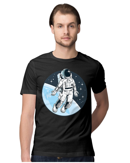 Astronaut Free Floating Through Space