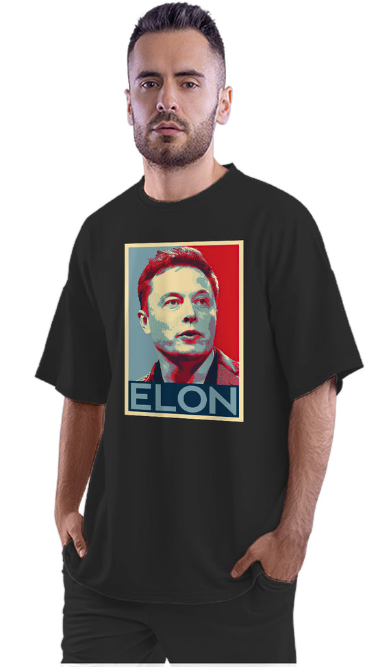 Elon Musk Hope Oversized Unisex T-shirt