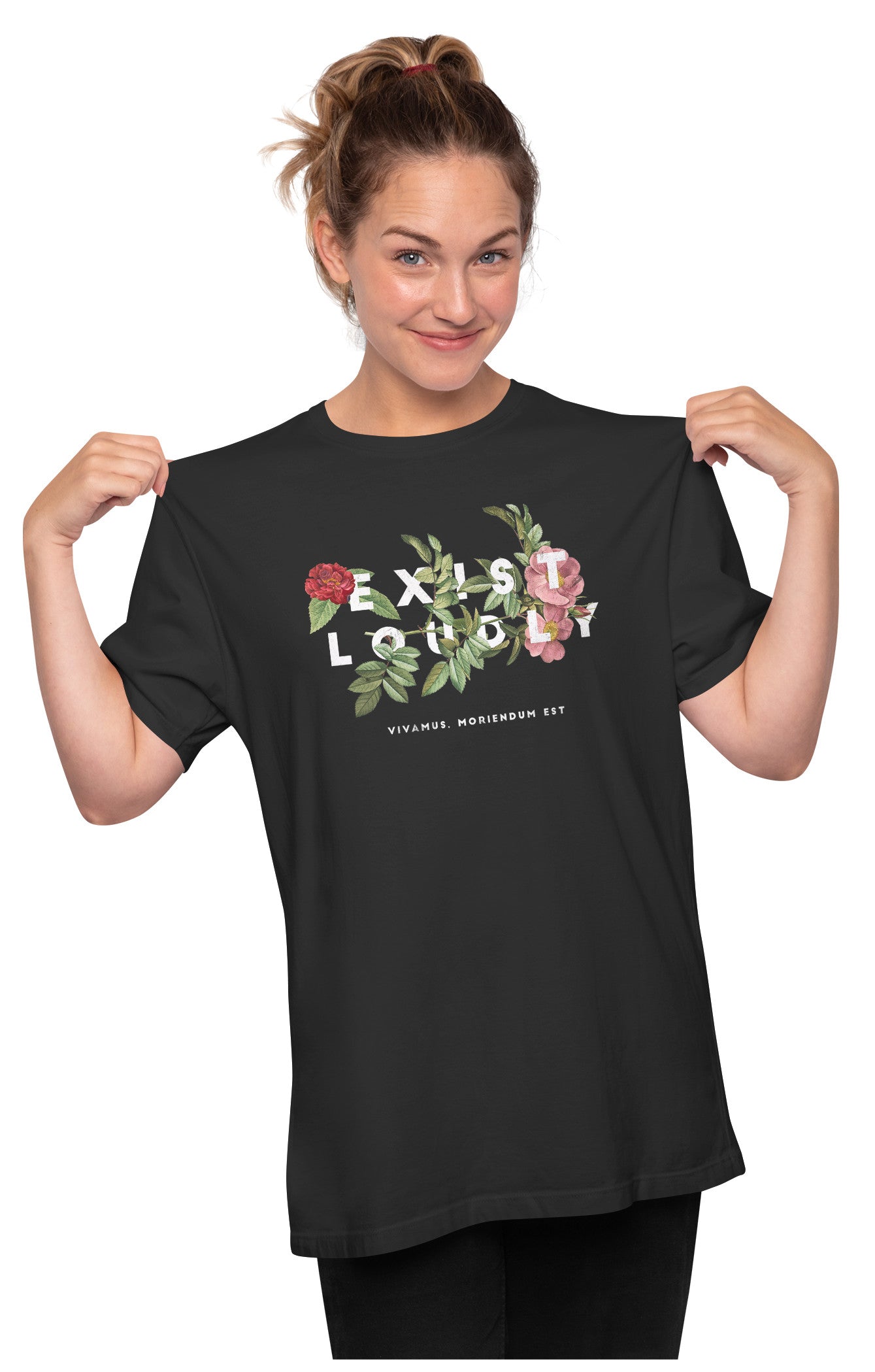 Exist Loudly - Quote Oversized Unisex T-shirt