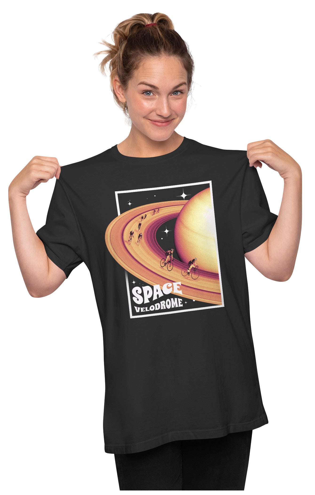 Space Velodrome - Saturn Oversized Unisex T-shirt