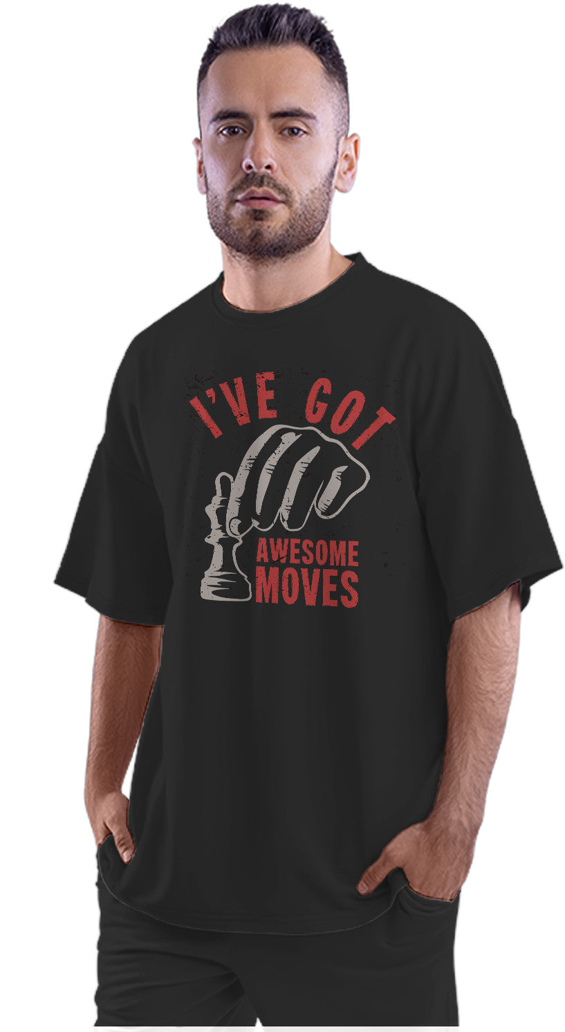 I've Got Awesome Moves - Chess Textured Look