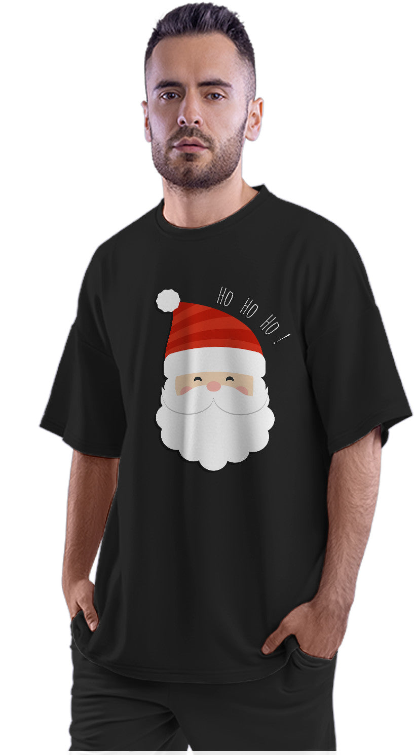 Ho Ho Ho! Merry Christmas - Santa Claus Oversized Unisex T-shirt