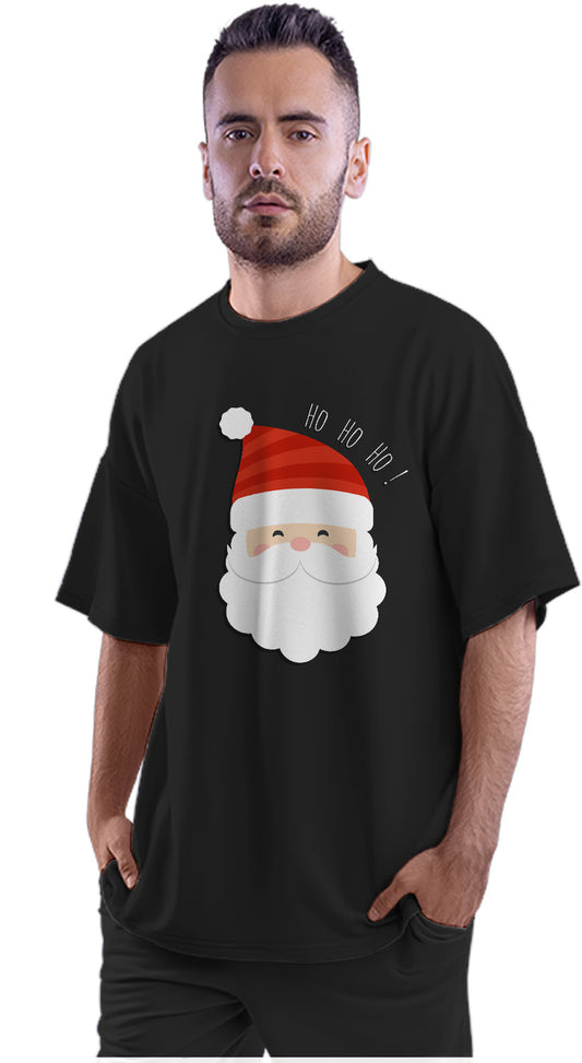 Ho Ho Ho! Merry Christmas - Santa Claus Oversized Unisex T-shirt