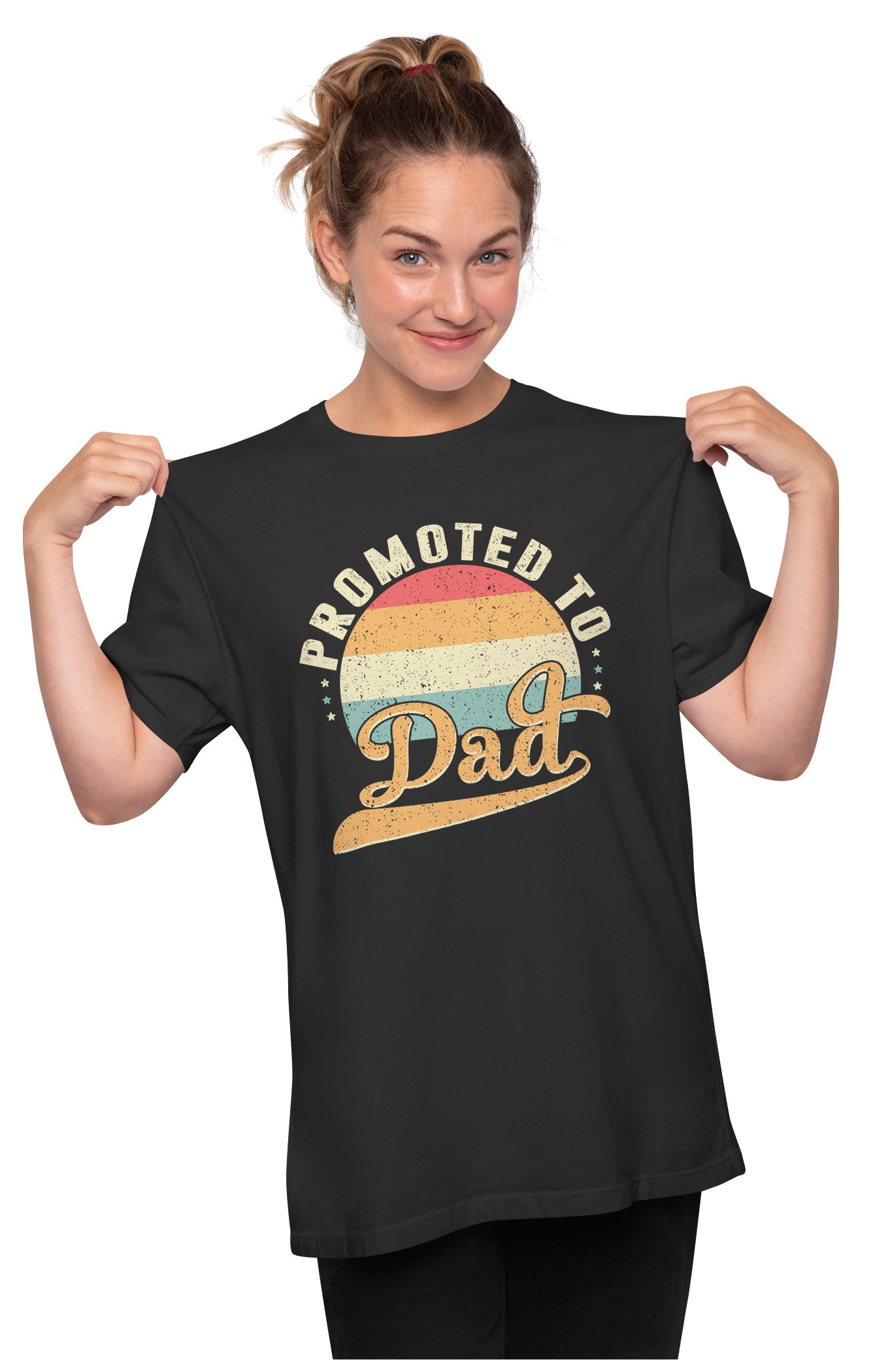 Promoted To Dad Oversized Unisex T-shirt