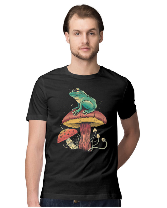 Frog Over Mushroom