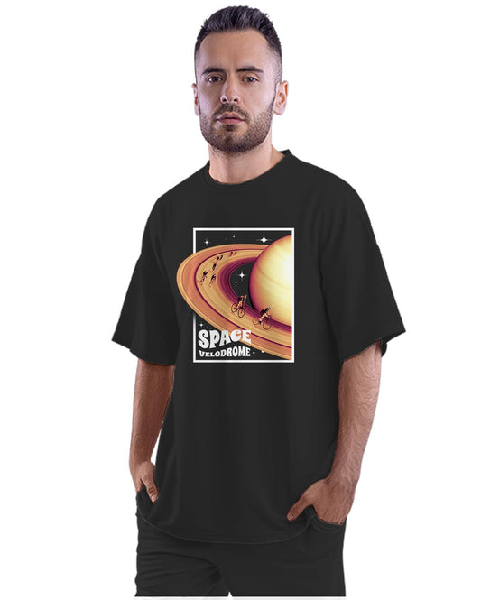 Space Velodrome - Saturn Oversized Unisex T-shirt