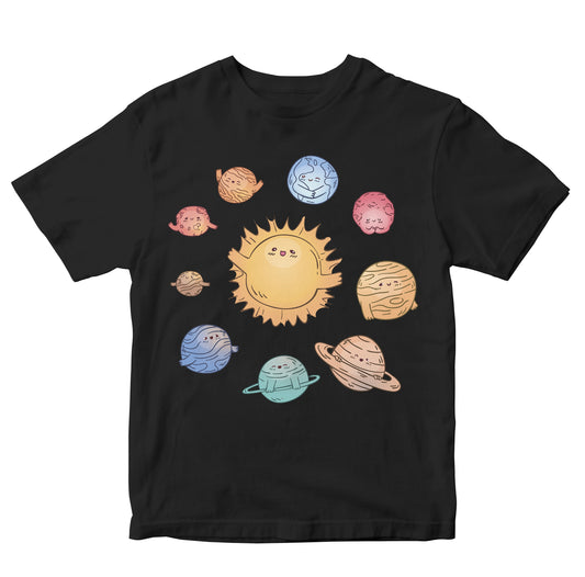 Cute Solar System With All Planets Toddler